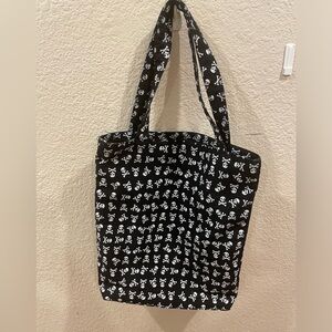 Black Skull Tote Bag